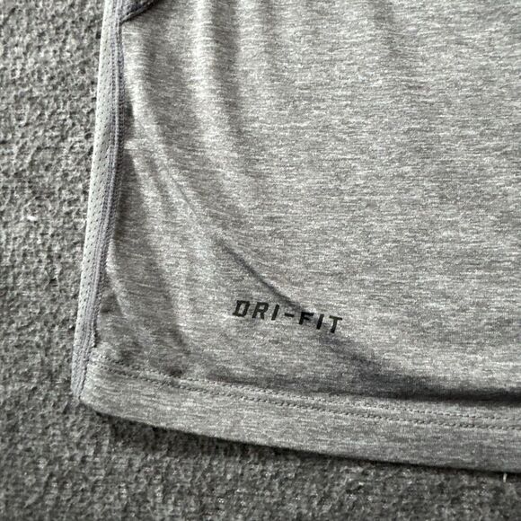Nike Pro Combat Dri-Fit Fitted Sleeveless T Shirt Grey Athletic Mens Medium - Picture 6 of 9